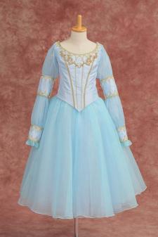 パ・ト・トロワ女性　青　白鳥の湖